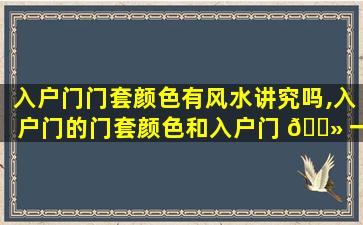入户门门套颜色有风水讲究吗,入户门的门套颜色和入户门 🌻 一样还是和房间门
